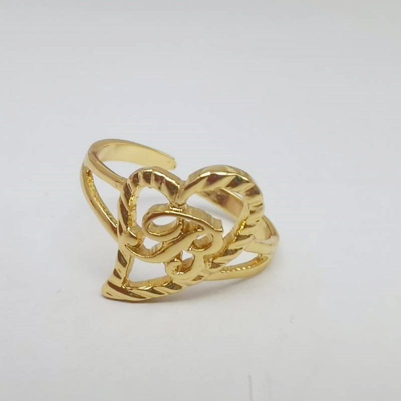 Initial Ring Custom - Duoying niestandardowe pierścienie początkowe osobowość Hip-Hop