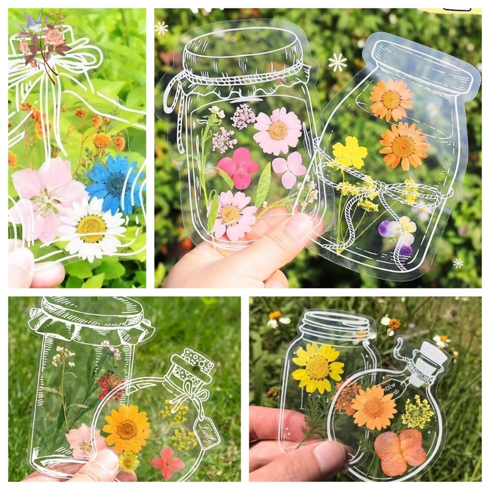 Dried Flower Bookmark - Ręcznie Robione Suszone Kwiaty w Płatkach
