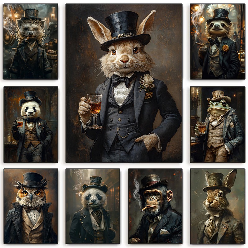Pet Portrait Custom - Renesansowe Portrety Zwierząt na Płótnie -