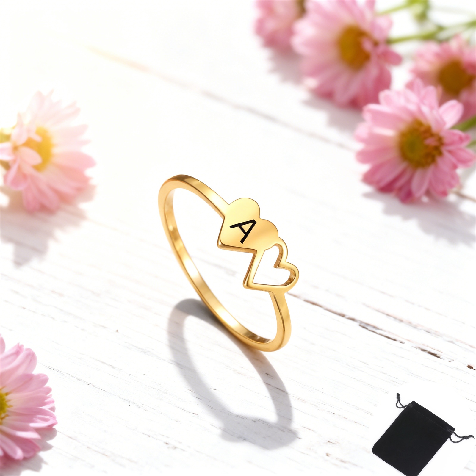 Pierścionek ze stali nierdzewn – Initial Ring Custom recenzja i cena
