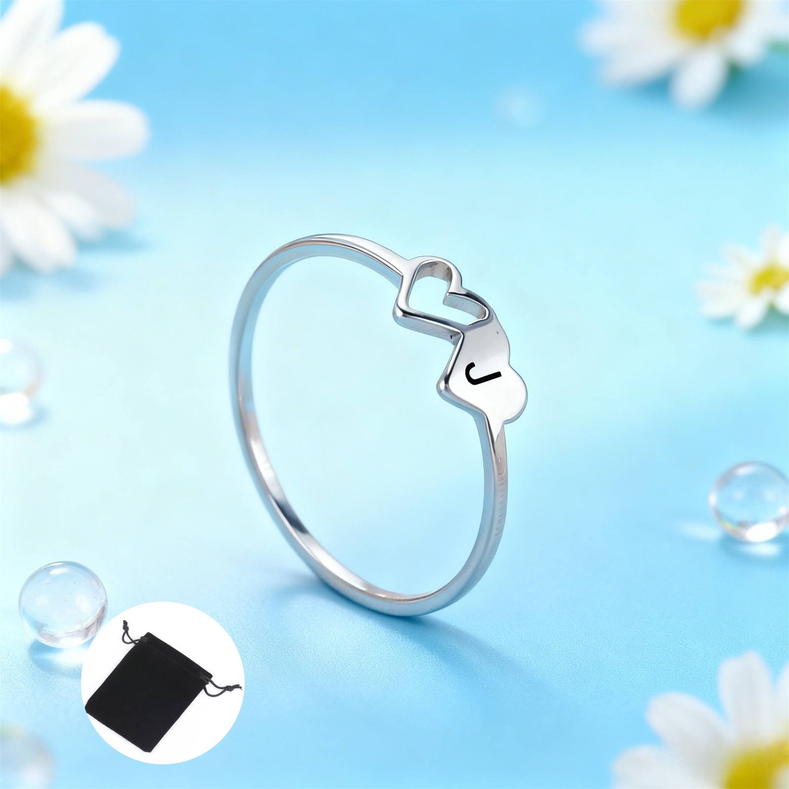 Pierścionek ze stali nierdzewn – Initial Ring Custom recenzja i cena