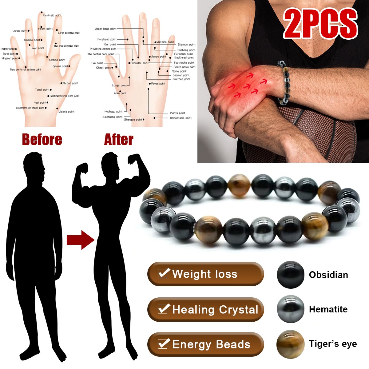 2 sztuk/zestaw potrójna branso – Coordinates Bracelet recenzja i cena