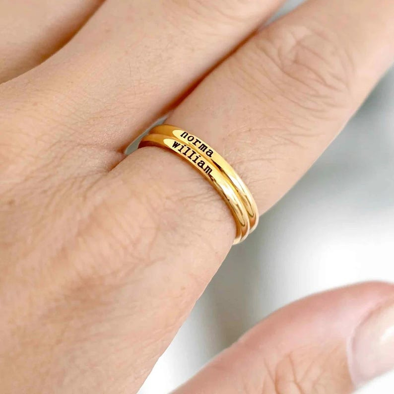 Personalizowane Pierścionki z  – Initial Ring Custom recenzja i cena