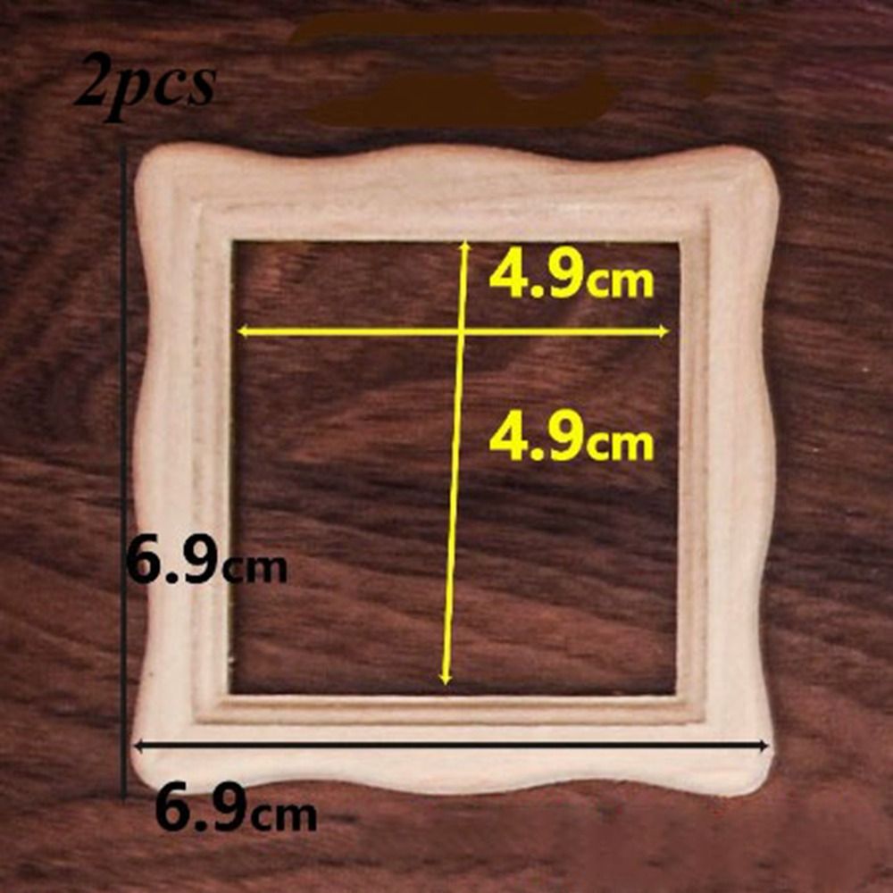 2 sztuk nowy 1/12 domek dla la – Engraved Wood Frame recenzja i cena